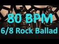 80 BPM Rock Ballad 6 8 Drum Track Metronome Drum Beat mp3