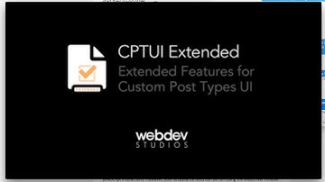 Custom Post Type UI Extended: Shortcode Builder
