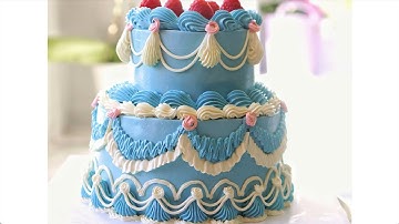 How to Make 2 tier Vintage Cake (Piping Tutorial/Cake Decorating)/ Must have Piping Nozzles