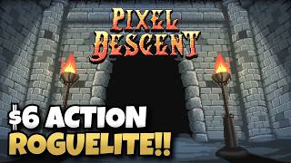 An Oddly Addicting $6 Dungeon Crawler Roguelite! | Pixel Descent