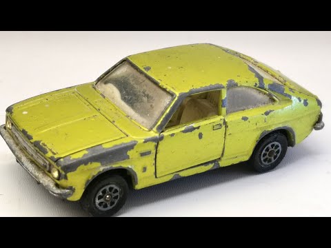 Corgi վերականգնում Morris Marina 1.8 No 306. Whizzwheels, die-cast model toy.