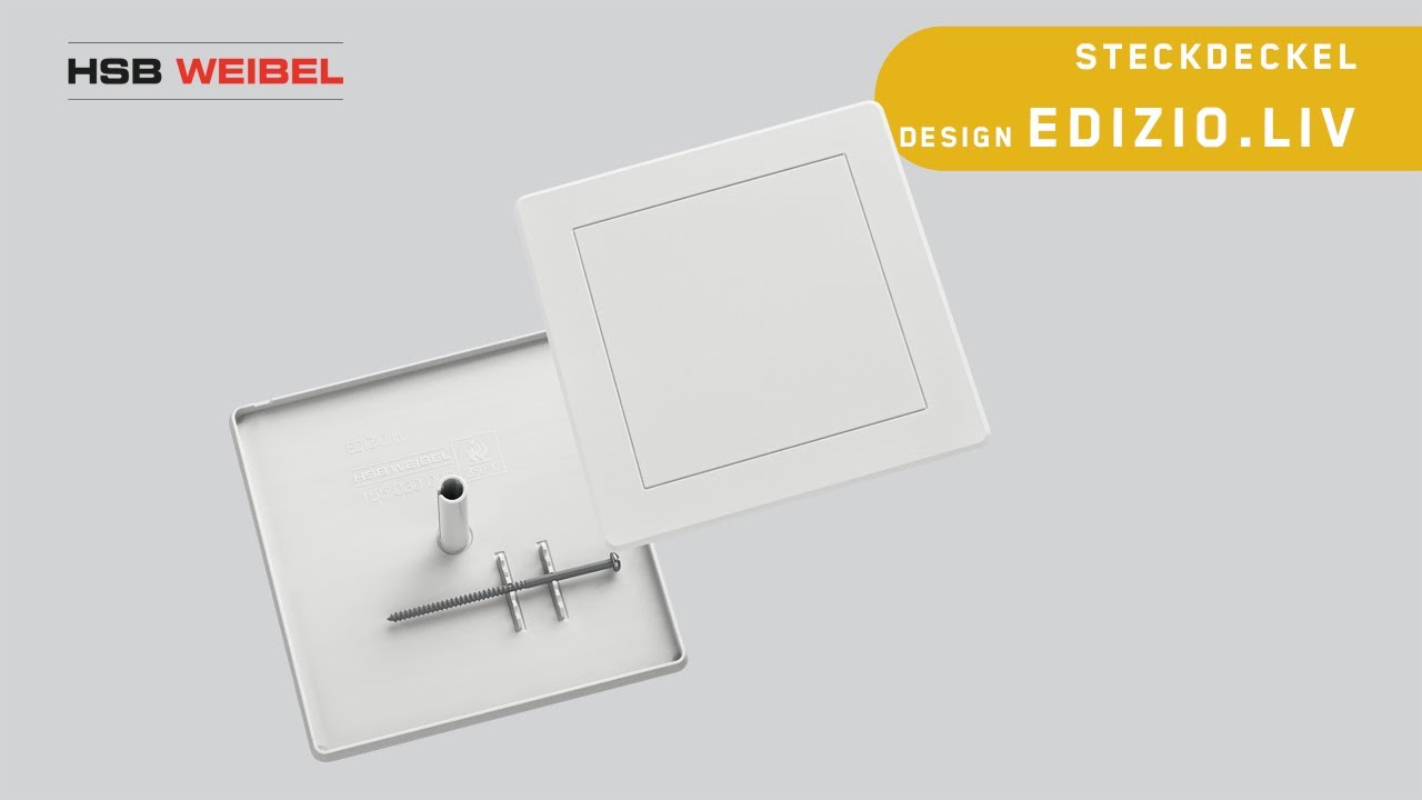 ProductVideo HSB Steckdeckel Design EDIZIO.liv
