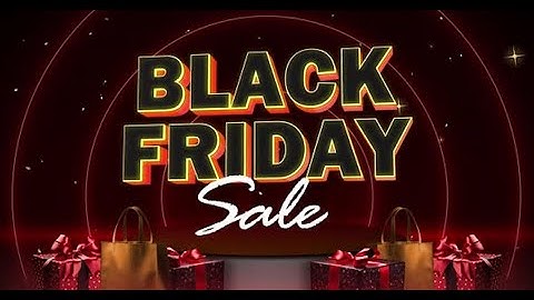 Black Friday Sale Pop in Background Animation | Motion Graphics template - Envato elements