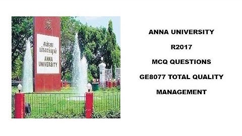 Total Quality Management MCQ Questions Part-1 || Exam PREPARATION || MCQ Challenge