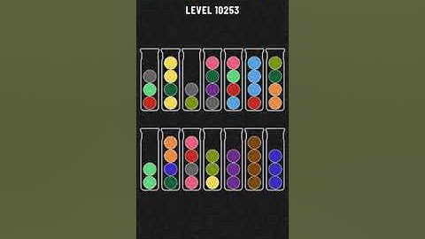 Ball Sort Puzzle Level 10253 / Water Sort Puzzle Level 10253  / all the same