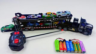 Unboxing city transportation RC trucks,fire rescue vehicle,RC Spider-Man Transforming Car,Ev GG Bond
