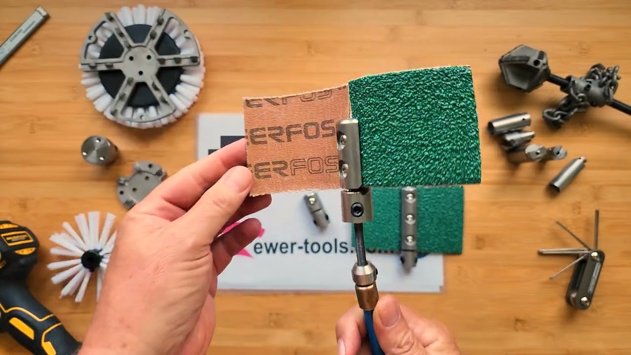 Sanding Tool For Sewer Pipes