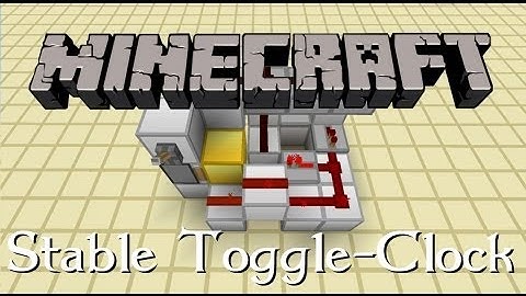 Stable Redstone Toggle-Clock (5x4x4)