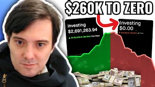 Martin Shkreli Breaks Down How He Turned $30k Into $260k Then ZERO