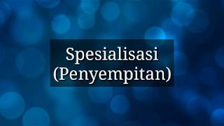 MAKNA LITERAL DAN NONLITERAL, GENERALISASI PERLUASAN, DAN SPESIALISASI PENYEMPITAN