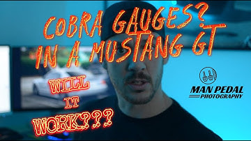 Cobra Gauges installed in Mustang GT