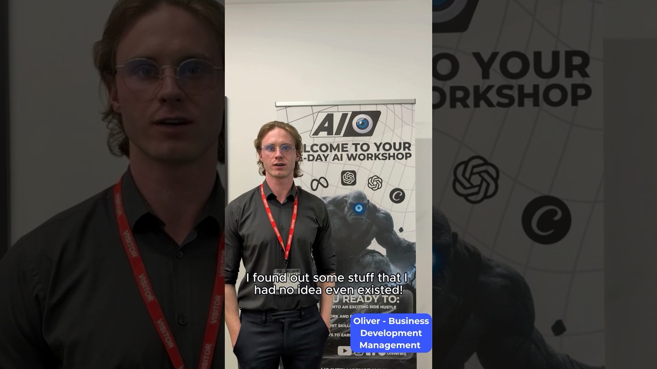 “I Didn’t Even Know This Existed” | Oliver’s AI Workshop Feedback