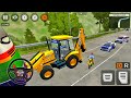 JCB Backhoe Loader Driving - Bus Simulator Indonesia - Android Gameplay