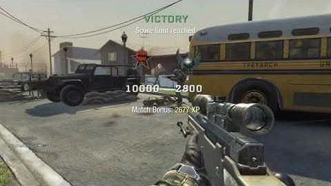 Call of Duty Black Ops 360 noscope killcam.