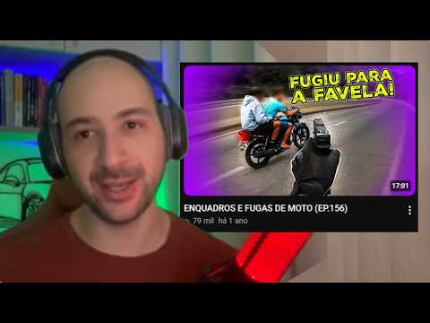 ENQUADROS E FUGAS DE MOTO (EP.156) | REAGINDO