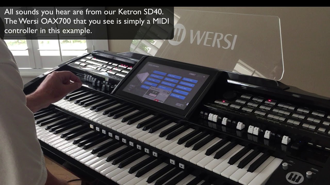 Wersi OAX MIDI X2 YouTube