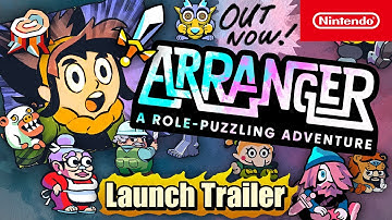 Arranger: A Role-Puzzling Adventure – Launch Trailer – Nintendo Switch