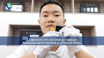 2.4 INCH IPS TFT LCD DISPLAY 240X320 Resolution WITH 230 NITS LCD TOUCH PANEL