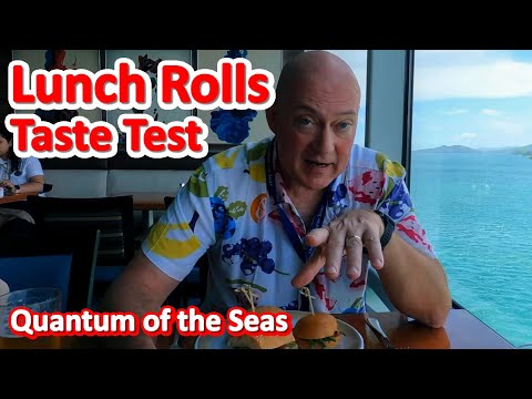 Quantum of the Seas Food - Windjammer Marketplace Lunch Rolls Taste Test Video Thumbnail
