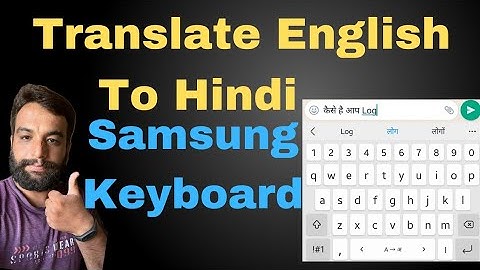 Translate English To Hindi Language In Samsung Keyboard,Samsung Keyboard Hidden Features