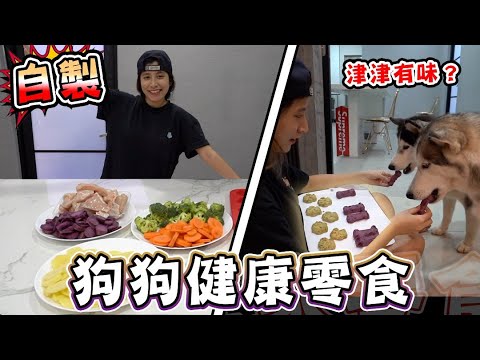 零失敗！看一次就學會，教你在家製作毛孩健康零食！Homemade Cookies For Huskies。