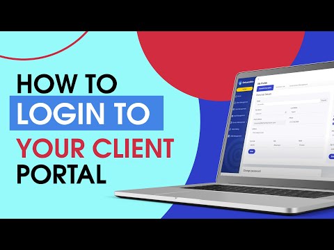 How to Login to your Client Portal