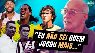 O Canhotinha GERSON fala o que pensa de GARRINCHA, RONALDO, NEYMAR, ZICO E R10