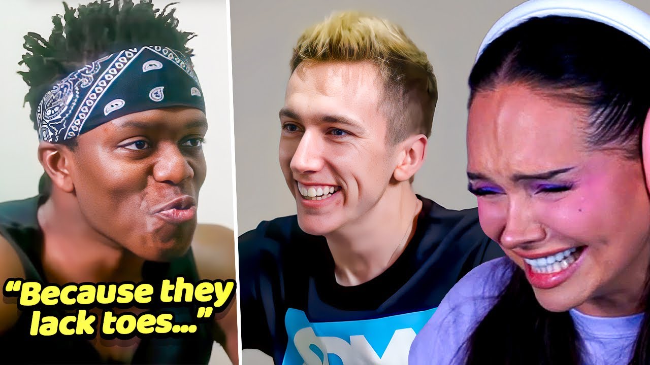 Talia Mar Reacts To SIDEMEN DO BAD JOKES