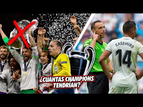 ¿CUÁNTAS CHAMPIONS tendría realmente el Real Madrid SIN \