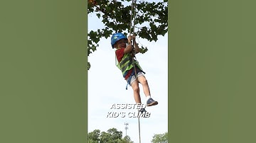 Kid’s Climb at Westerville Autumn ArborFest 2025 #treework #trees #shorts