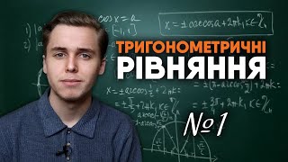 Як розв'язувати тригонометричні рівняння | Найпростіші тригонометричні рівняння | Микита Андрух