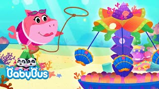 Rescue the Ocean & Build a Theme Park! 🎡 Little Panda: Shark Family screenshot 3