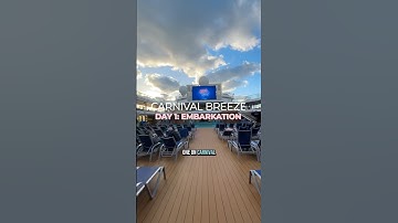 Carnival Breeze Vlog: Day 1 - Embarkation 🛳️🩵 #carnival #cruise #vacation #vlog