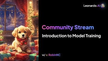 Guide To Model Training | RobinNC | Community Stream | Leonardo Ai