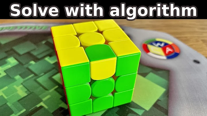 Flipping edge on Rubik's Cube with algorithm!