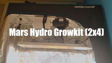 Mars Hydro 2x4 Grow kit (TSL 2000) unboxing and setup