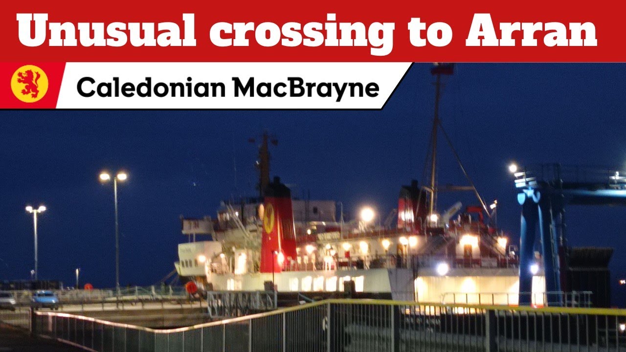 Unusual crossing to Arran | Troon to Brodick return onboard MV Isle of Arran.