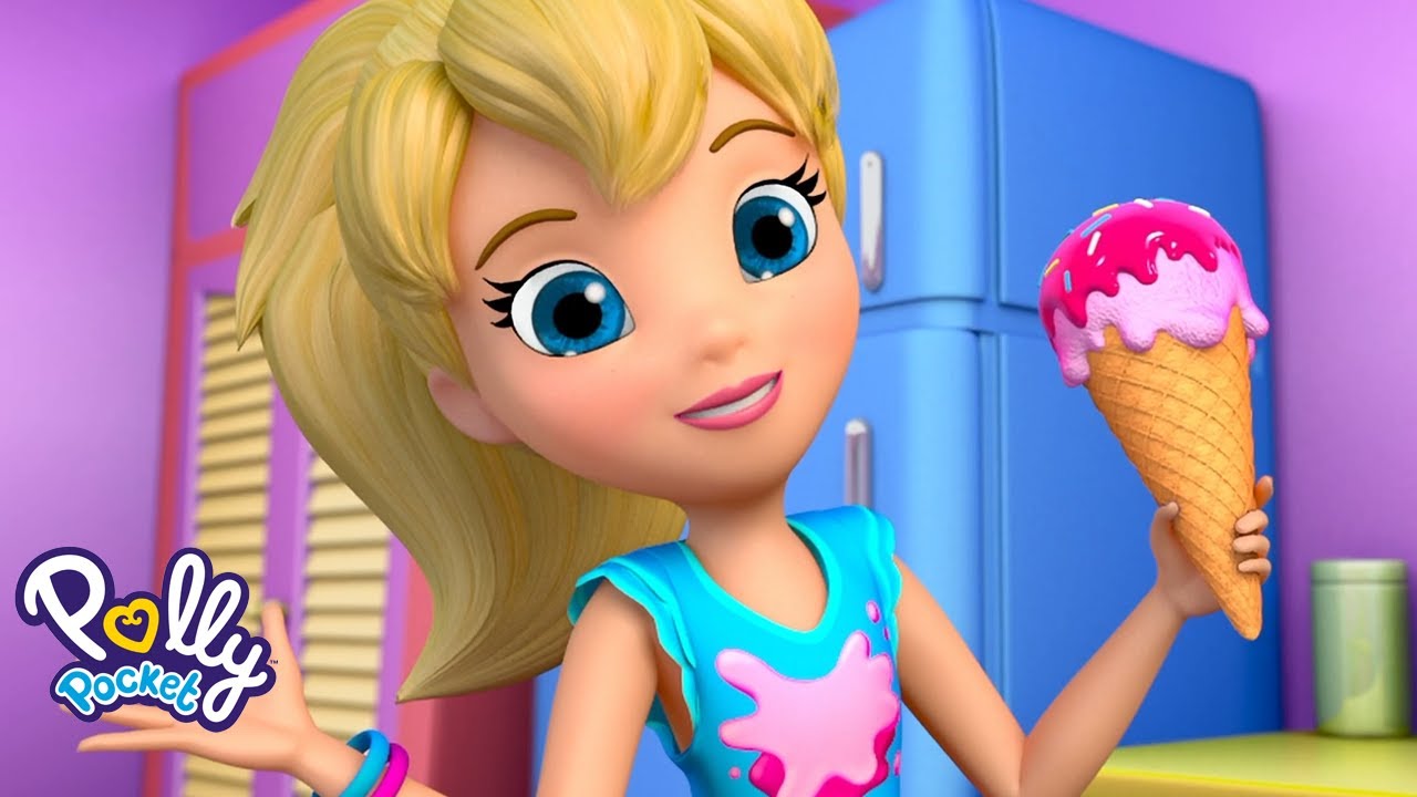 Polly Pocket Full Episodes Compilation, Crazy Ice Cream Splash!