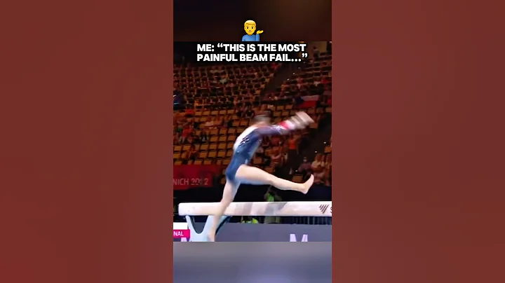 I Was VERY Wrong… Ouch! #gymnastics #beam #fail