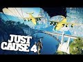When Giant Cargo Planes Meet Bridges And Trains in Just Cause 4