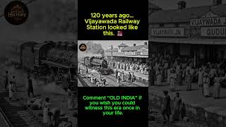 120 Years Ago… Vijayawada Railway Station Looked Like This 🚂🇮🇳 | Rare Old India Footage #shorts