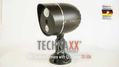 Technaxx HD Outdoor Camera with LED Lamp TX-106 (English)
