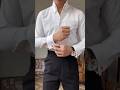 White Shirt = Power Move 🤍💥 Style It Right, Stand Out Silent! #MenStyle #WhiteShirtLook