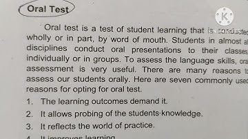 types of tests/sem 2 new syllabus / assessment for learning/unit 3
