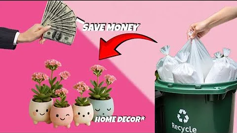 Turning waste into beautiful home decor ✨#HomeDecor #RecycledDecor #DIYCrafts#diy