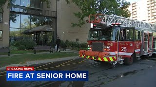 Large fire breaks out at far North Side senior living facility
