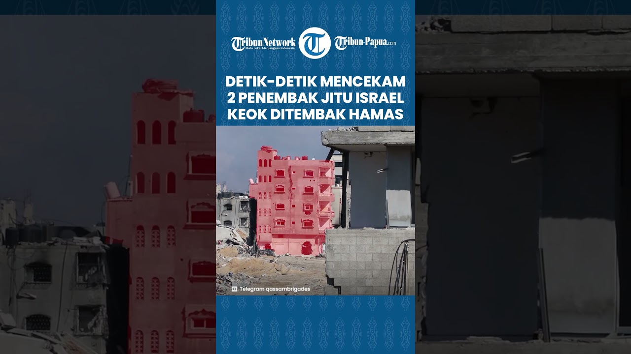 Penampakan 2 Penembak Jitu Israel Keok Ditembak Peluru Al-Qassam, Picu Ledakan, Gedung Nyaris Runtuh