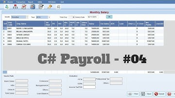 C# - Mini Payroll Application - #04 - Make Own Payroll Software
