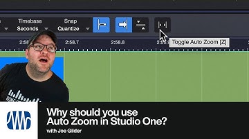 Why should you use Auto Zoom in Studio One? | PreSonus