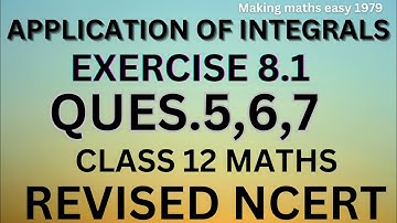 Chapter 8 class12 maths |Application of integrals class12th  maths| Making maths easy1979